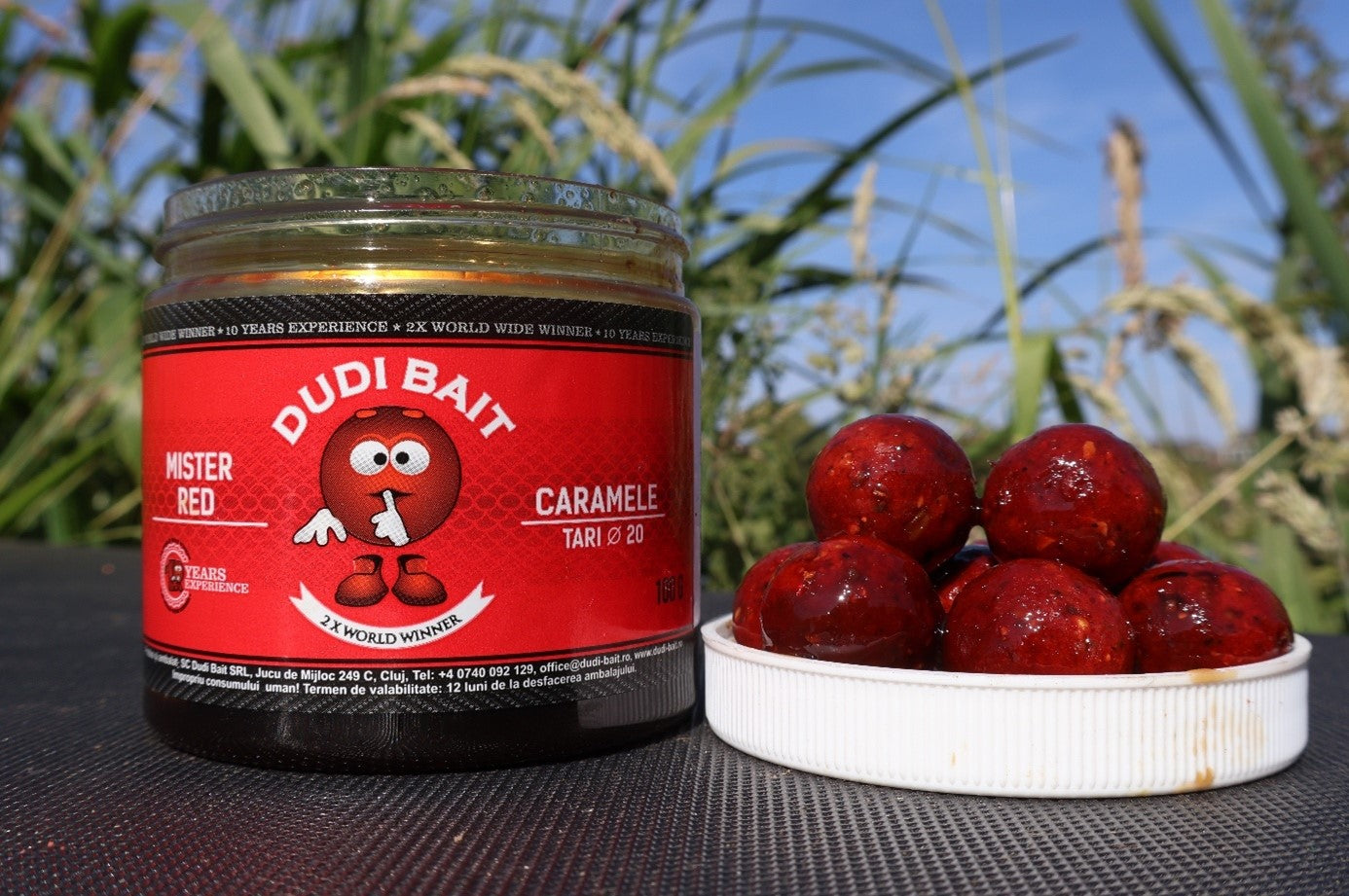 Dudi Bait Hookbait Glugged Mister Red Super Hot